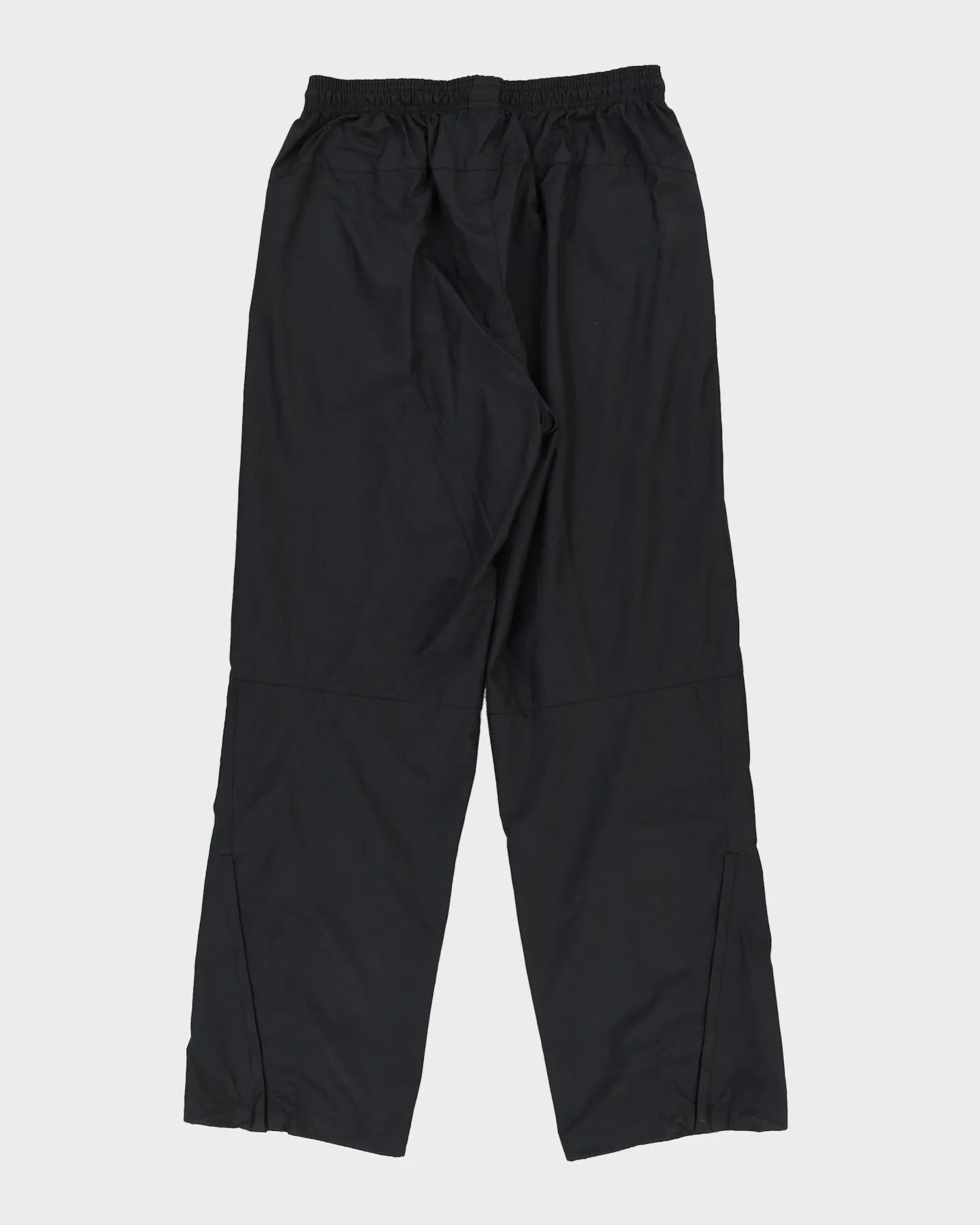 00s Nike Total 90 Black Embroidered Logos Track Bottoms - XL