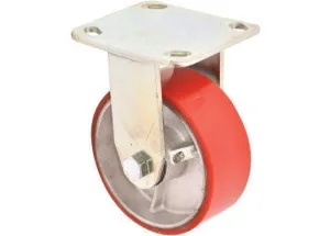 125MM FIXED CASTOR POLYURETHANE WLL 250KG