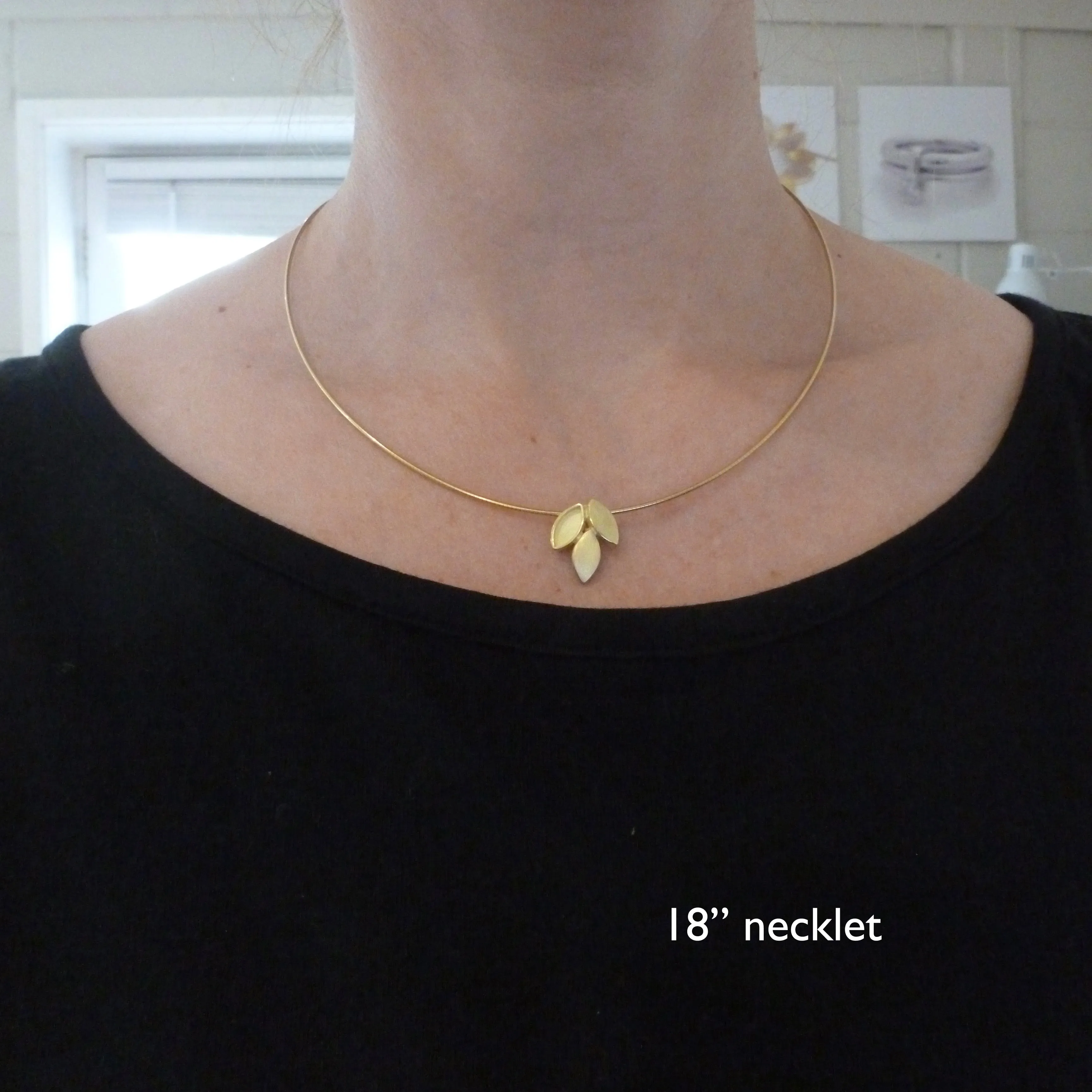 18ct Gold Necklace - Contemporary, Unique and Bespoke.