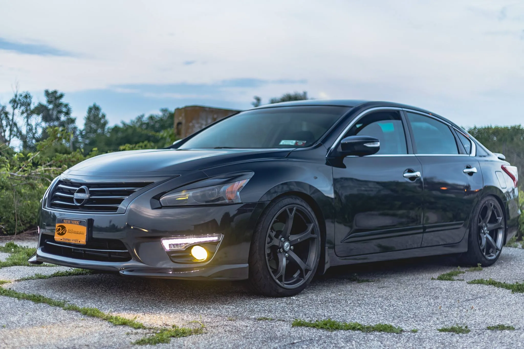 2013-2015 Nissan Altima - Front Lip Spoiler - KB13142