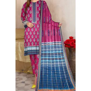 3PC- Unstitched Digital Printed Lawn Suit PS4603