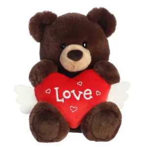 Aurora® - Valentine - 10" Flutter Heart Bear™