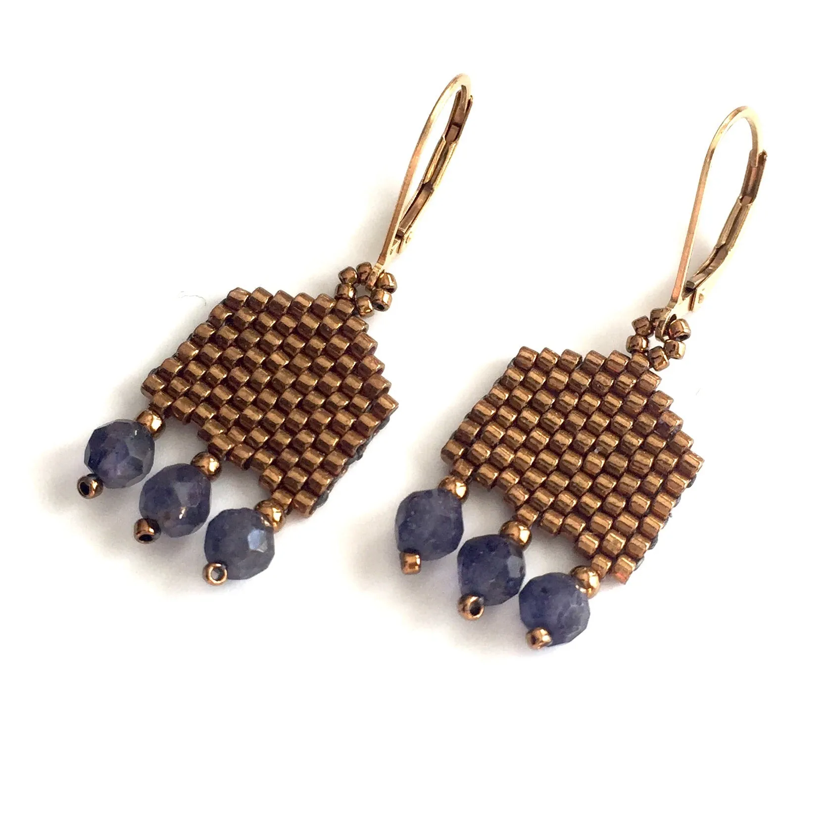Beaded Gemstone Earrings