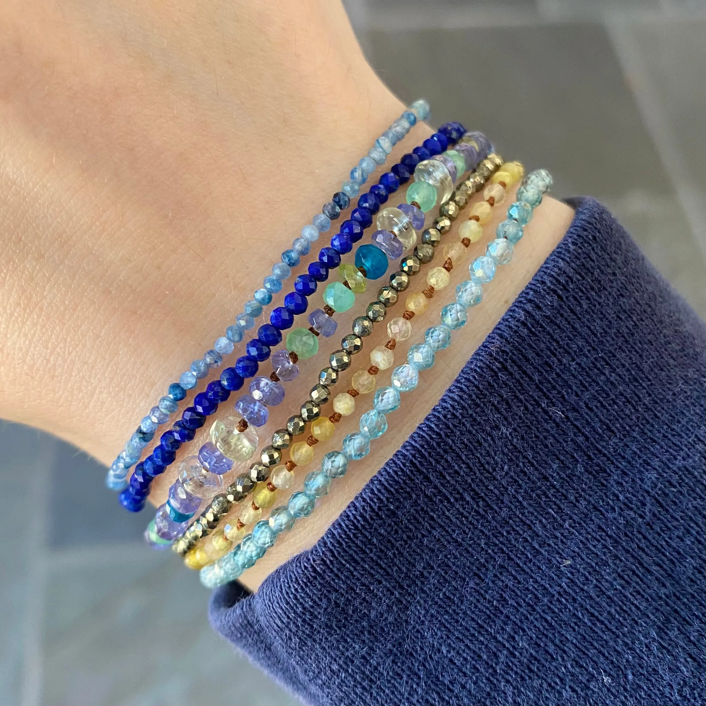 Blue Zircon Bracelet