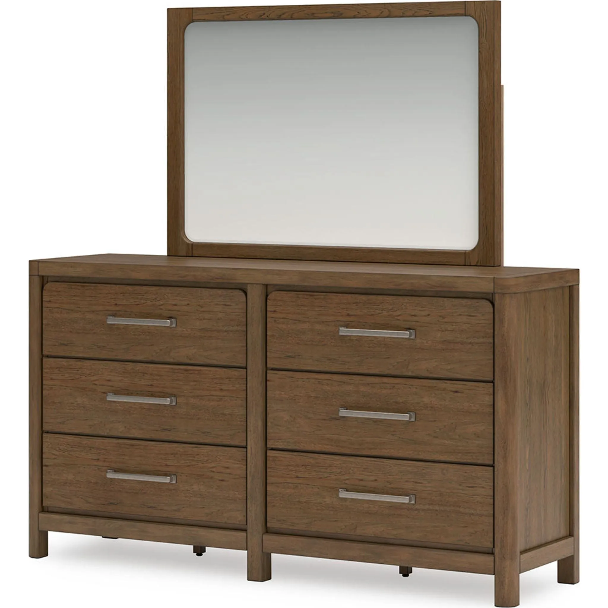 Cabalynn 6 Piece Upholstered Bedroom - Light Brown