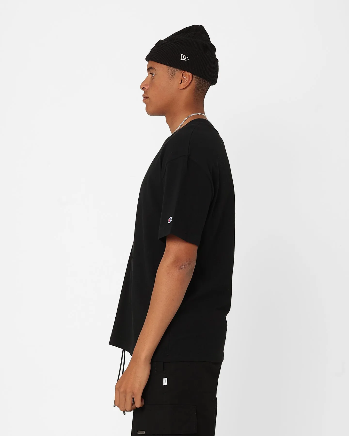 Champion Heritage New Script T-Shirt Black