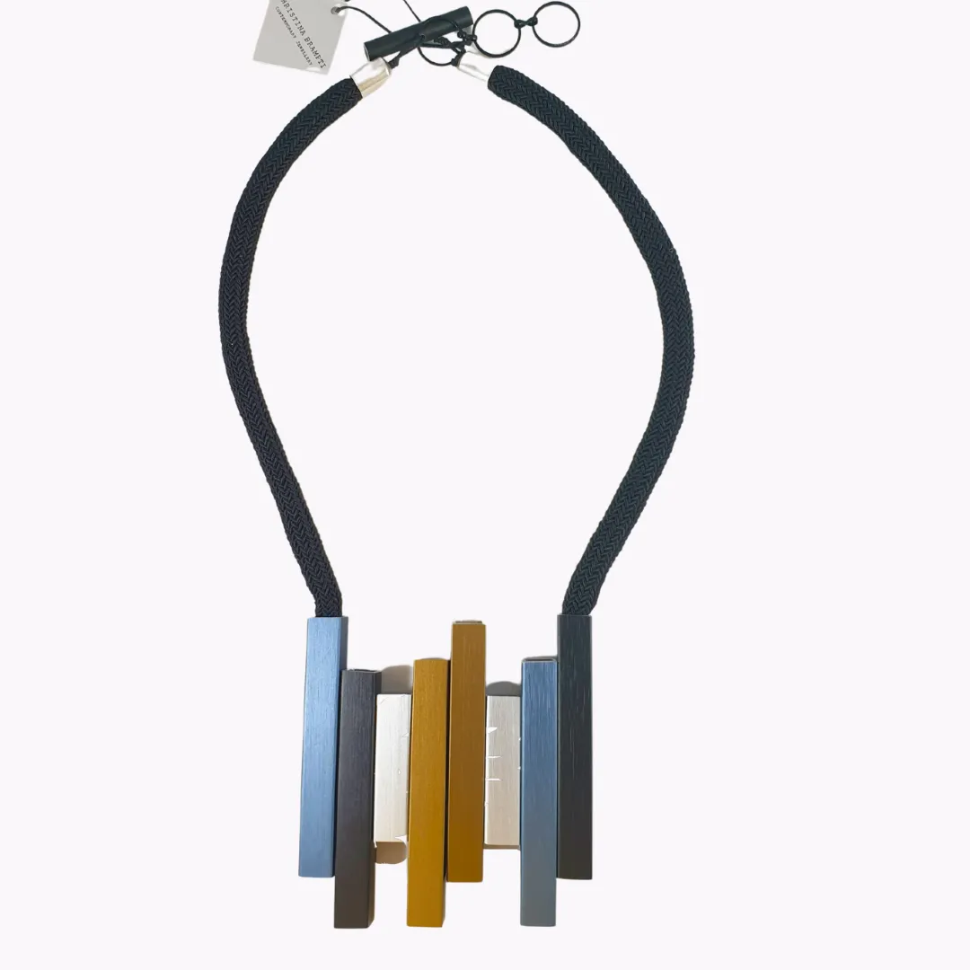 Christina Brampti Beyond Simplicity Tube Ladder Necklace