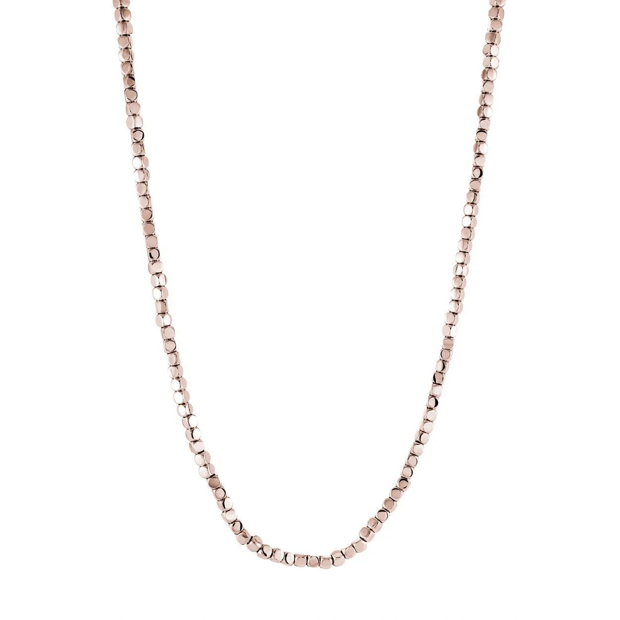 Cubic Beaded Necklace 3.3mm