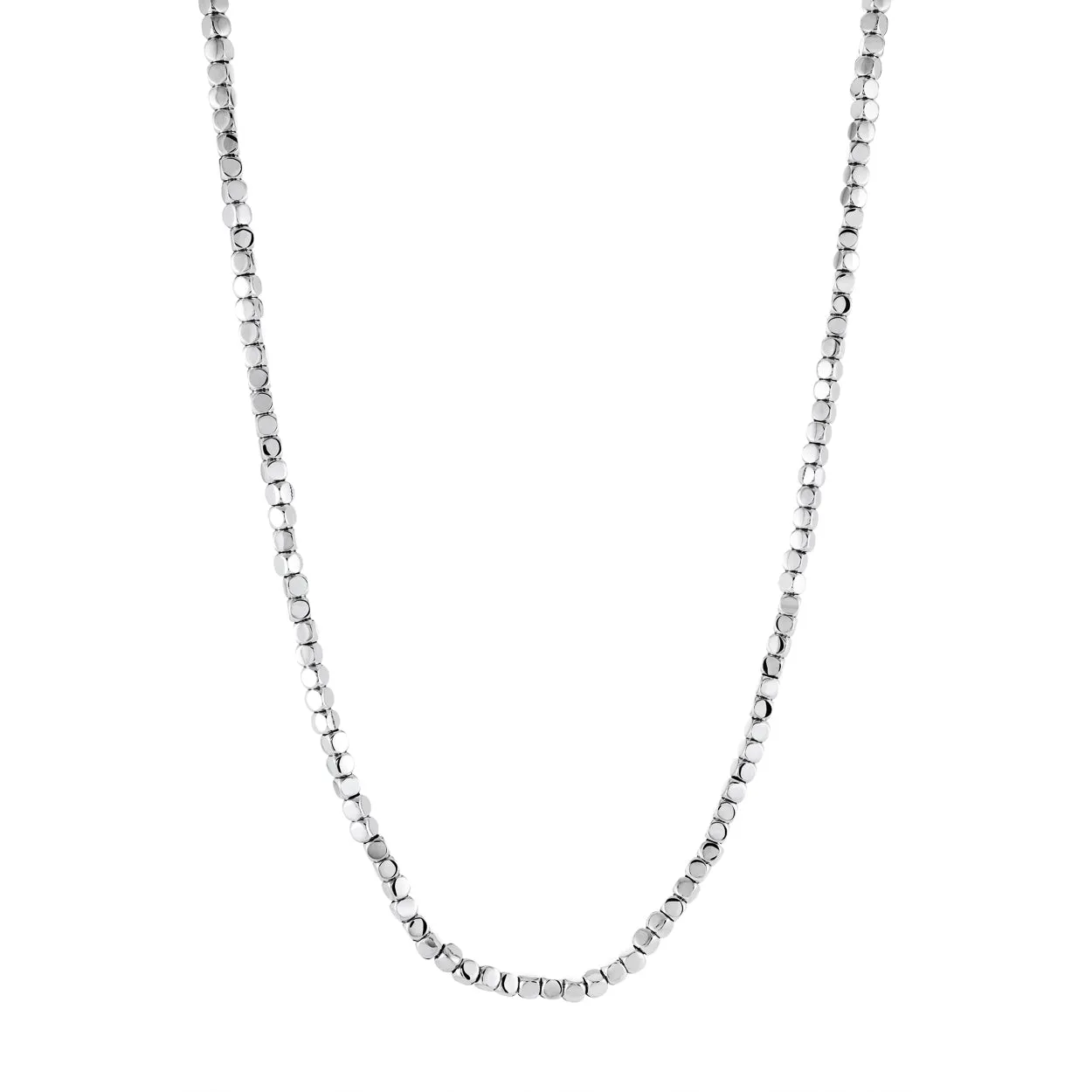 Cubic Beaded Necklace 3.3mm