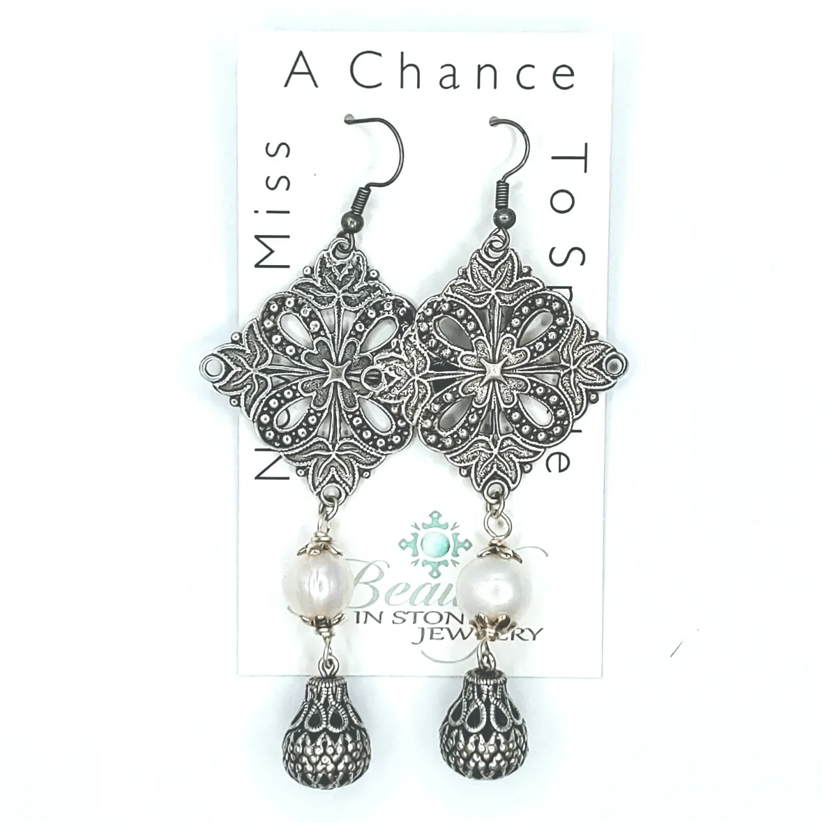 Fancy Filigree Victorian Earring