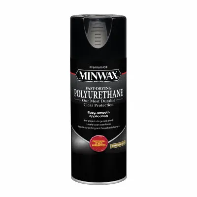 Fast-Drying Polyurethane Finish 11.5 OZ SPRAY - GLOSS - CLEAR