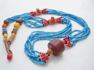 Handmade Bedouin Beaded Necklace Handmade from Antique Beads