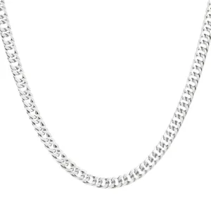 Hip-Hop Inspired Hand-Spliced Laser Square Titanium Steel Necklace for Men