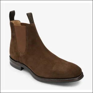 Loake Chatsworth Tobacco Suede Boot--