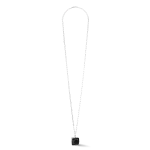 Necklace OE Amulet Square Onyx silver-black