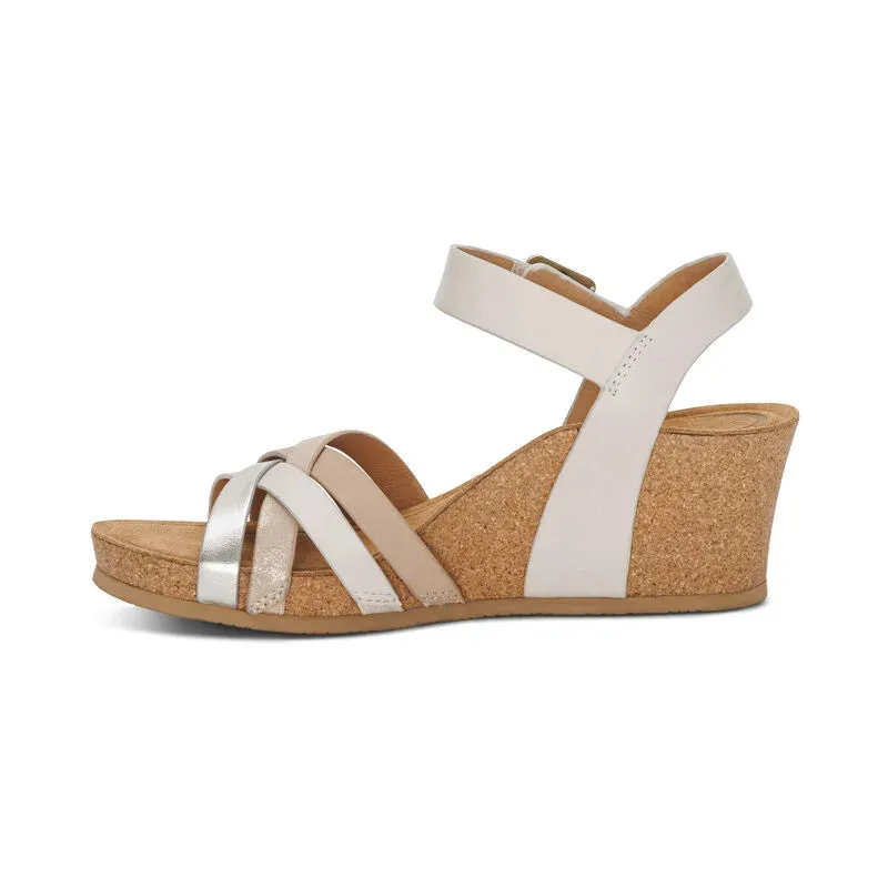Noelle Arch Support Wedge - Ivory
