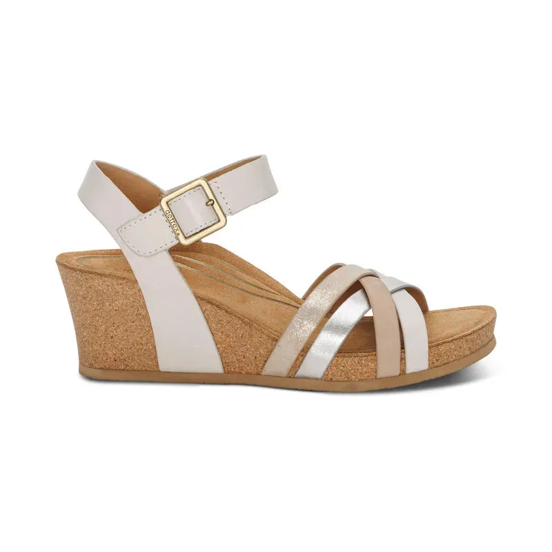 Noelle Arch Support Wedge - Ivory