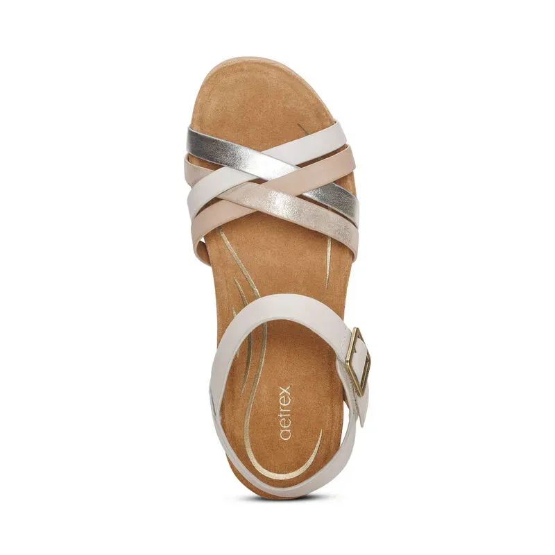 Noelle Arch Support Wedge - Ivory