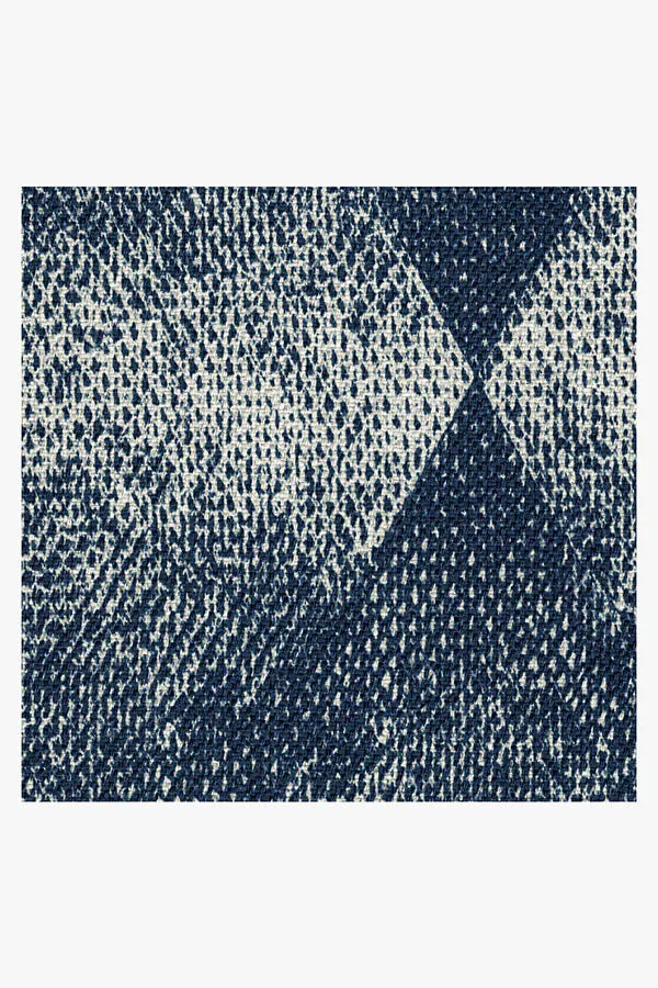 Outdoor Kumo Diamond Navy Rug