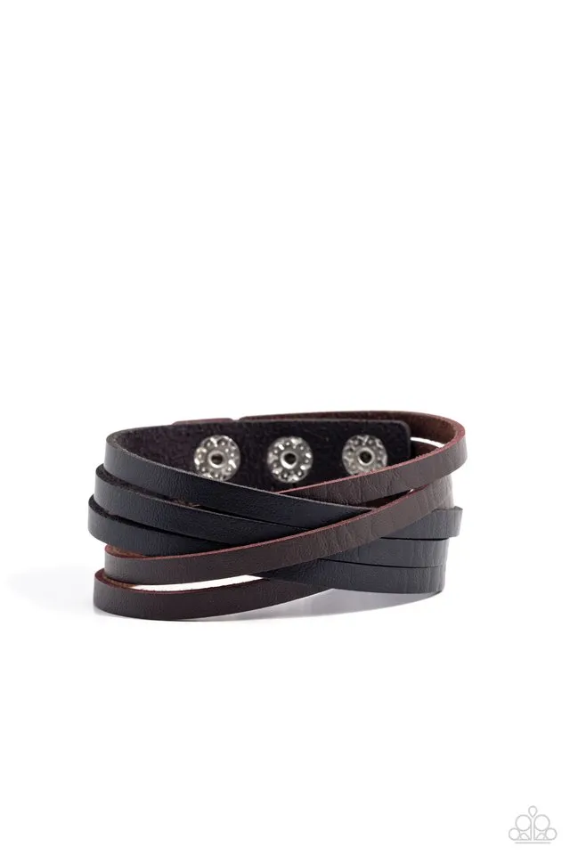 Paparazzi Bracelet ~ Not SEW Fast - Multi