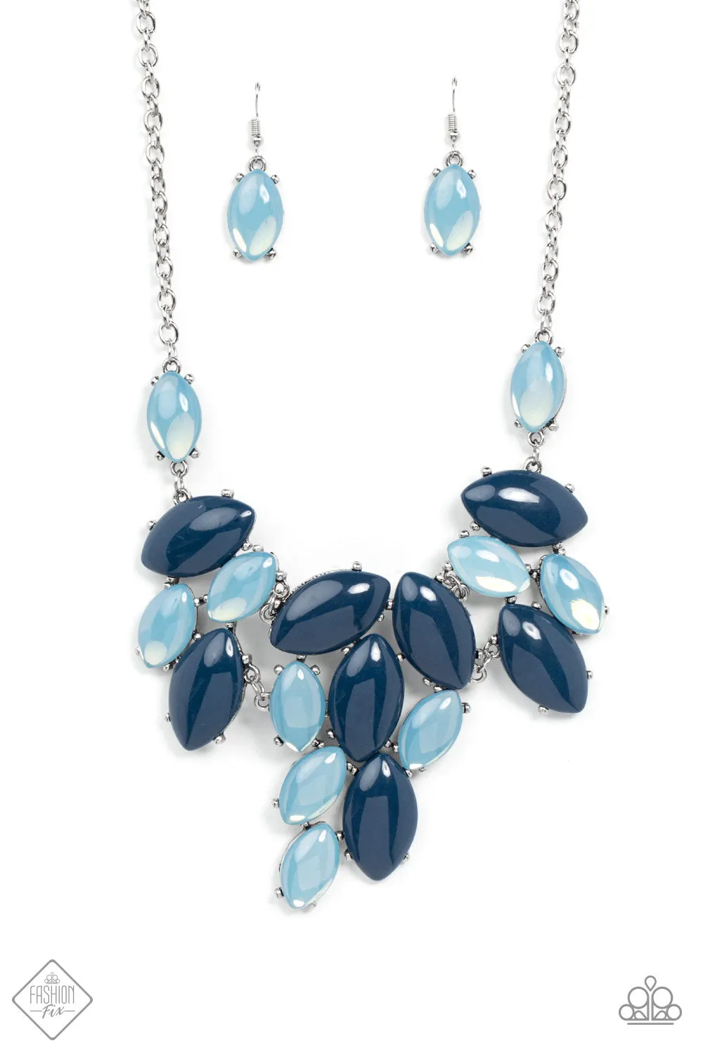 Paparazzi Date Night Nouveau - Blue Necklace
