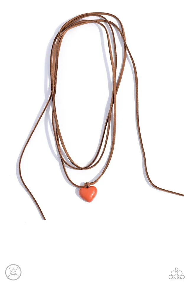 Paparazzi Necklace ~ Wanderlust Wardrobe - Orange