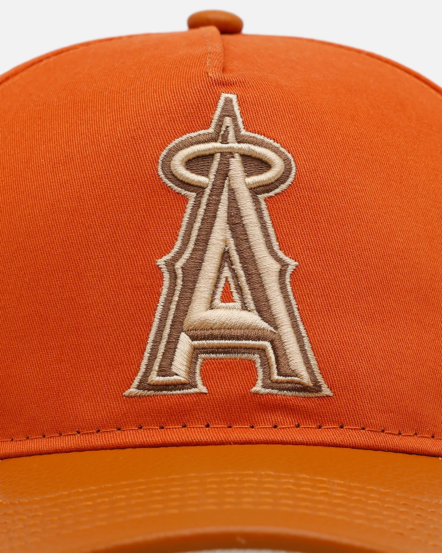 Pro Standard Los Angeles Angels 'Gramercy' Pinch Front Strapback Orange