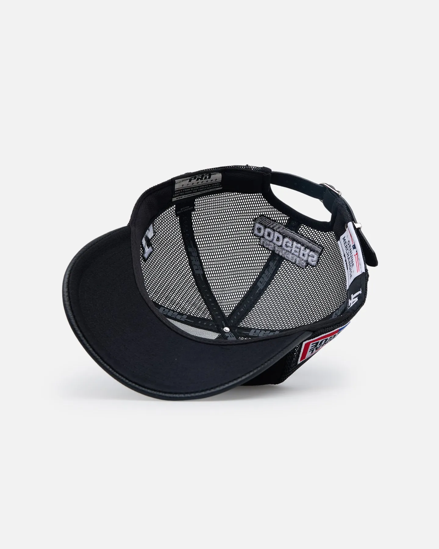 Pro Standard Los Angeles Dodgers Fast Lane Trucker Strapback Black