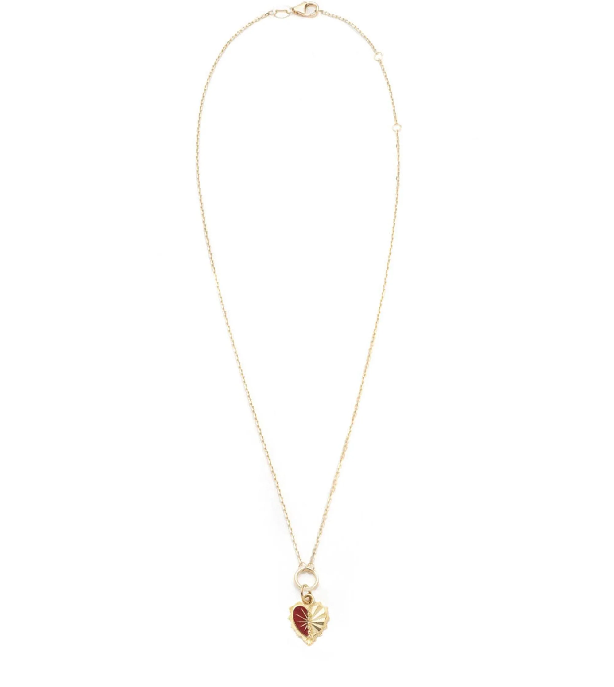 Reflection Heart - Love : Token Drop Necklace