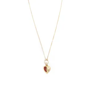 Reflection Heart - Love : Token Drop Necklace