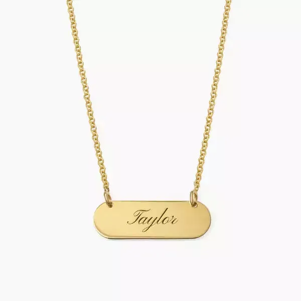 Rounded Plate Necklace