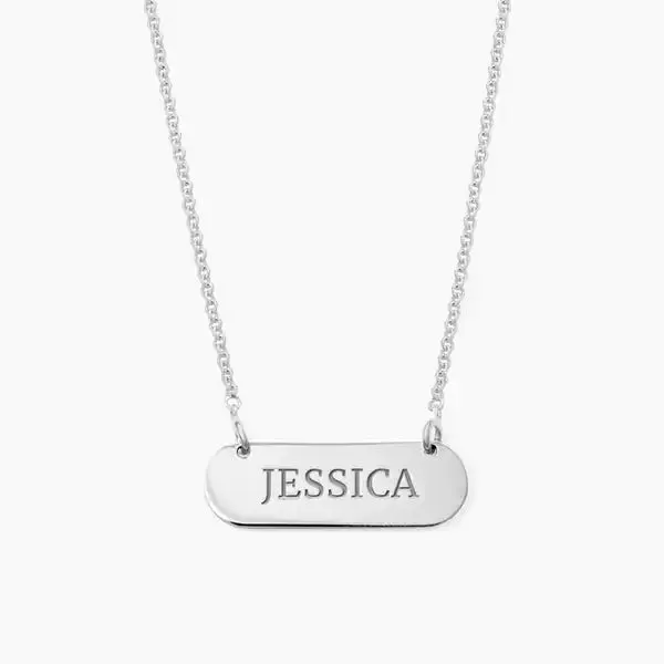 Rounded Plate Necklace