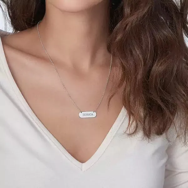 Rounded Plate Necklace