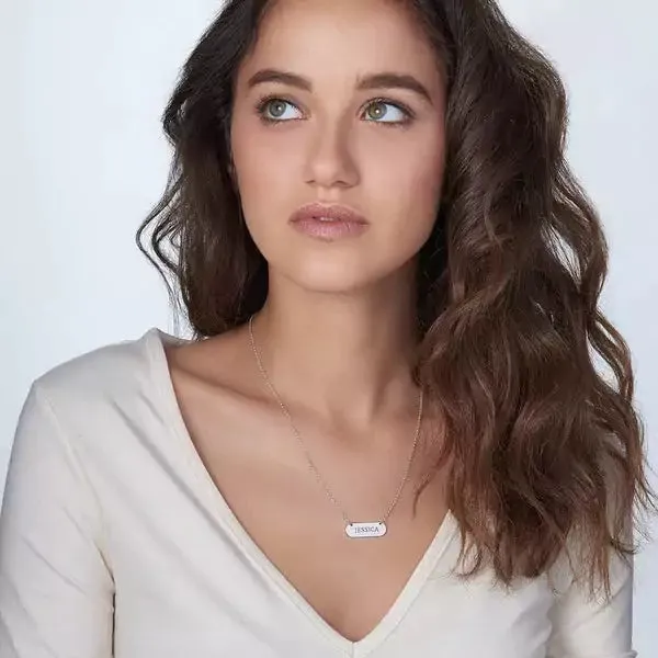 Rounded Plate Necklace