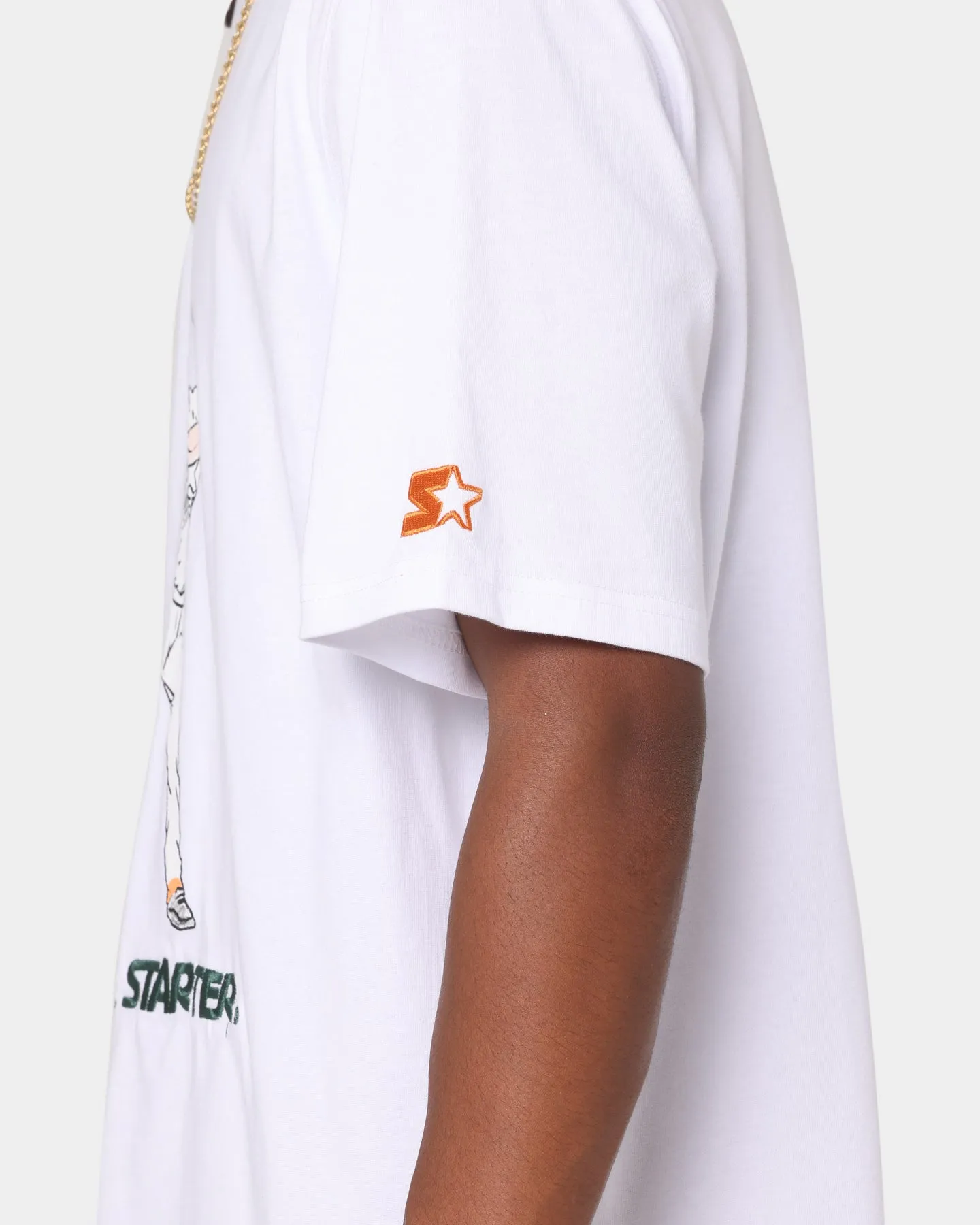 Starter Batter Up Short Sleeve T-Shirt White