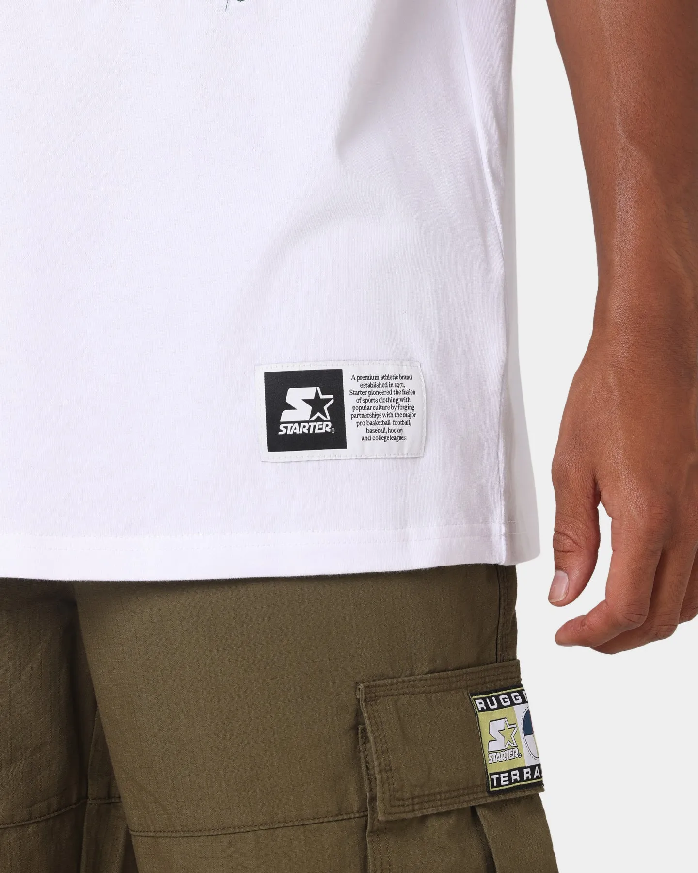 Starter Batter Up Short Sleeve T-Shirt White