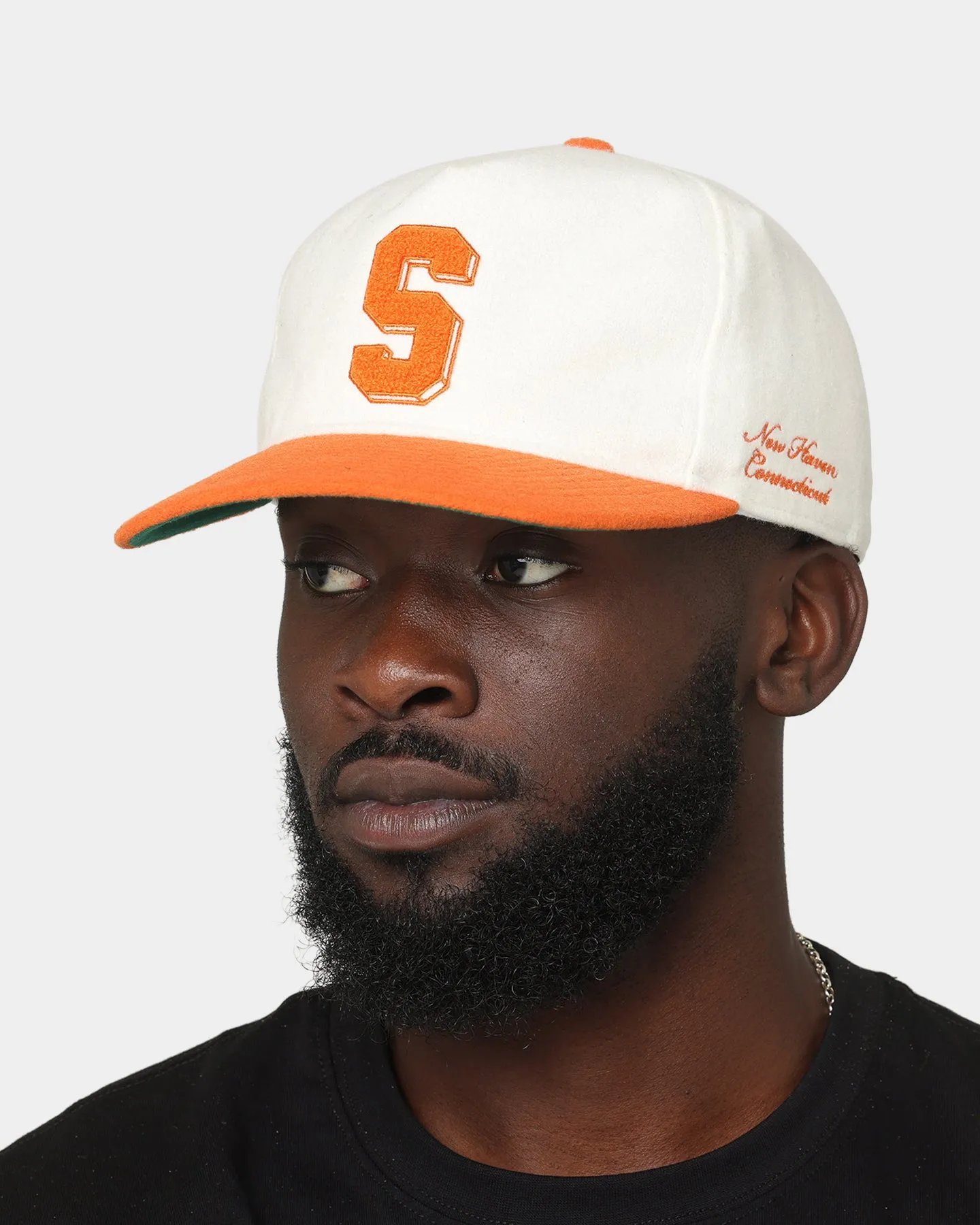 Starter NH Wool Classic Pinch Strapback Orange