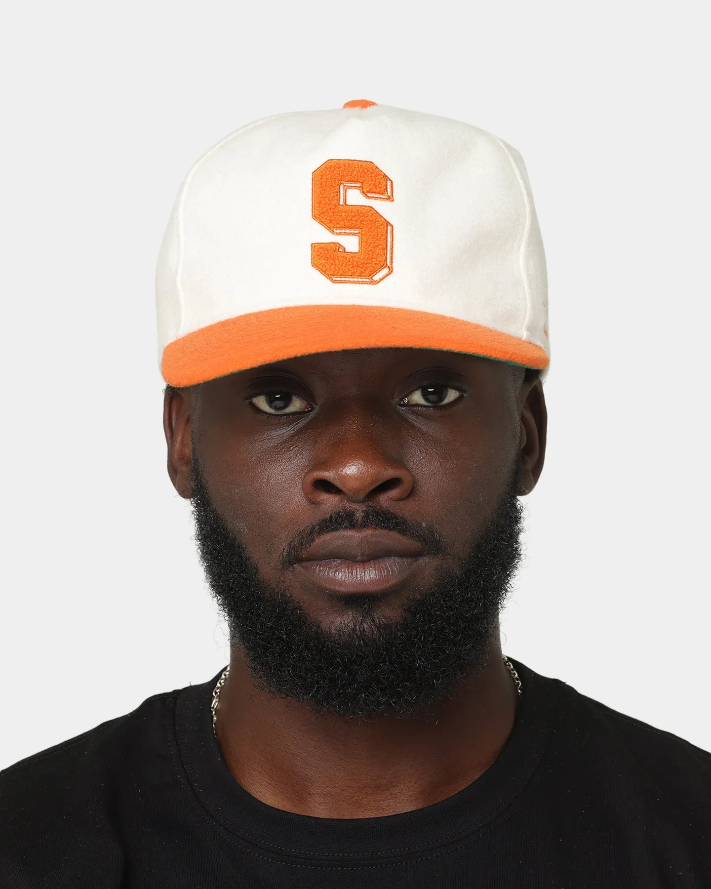 Starter NH Wool Classic Pinch Strapback Orange