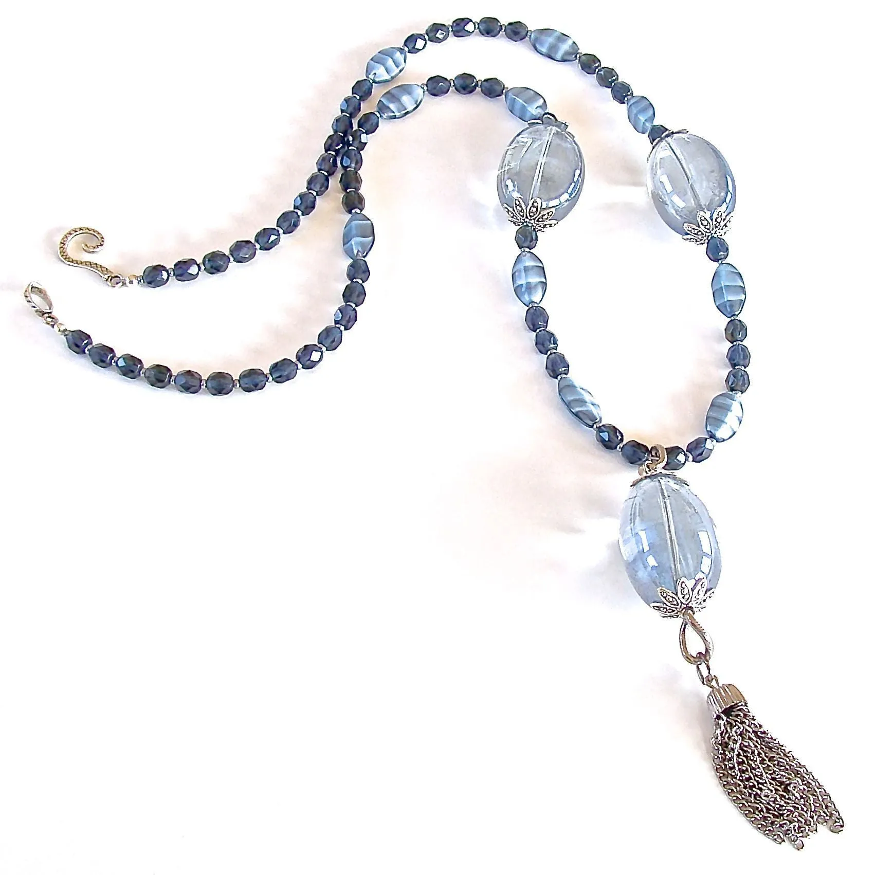 Stellar: Navy Blue Gemstone Necklace