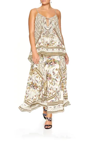 STRAP TOP WITH TIE FRONT DETAIL OLYMPE ODE