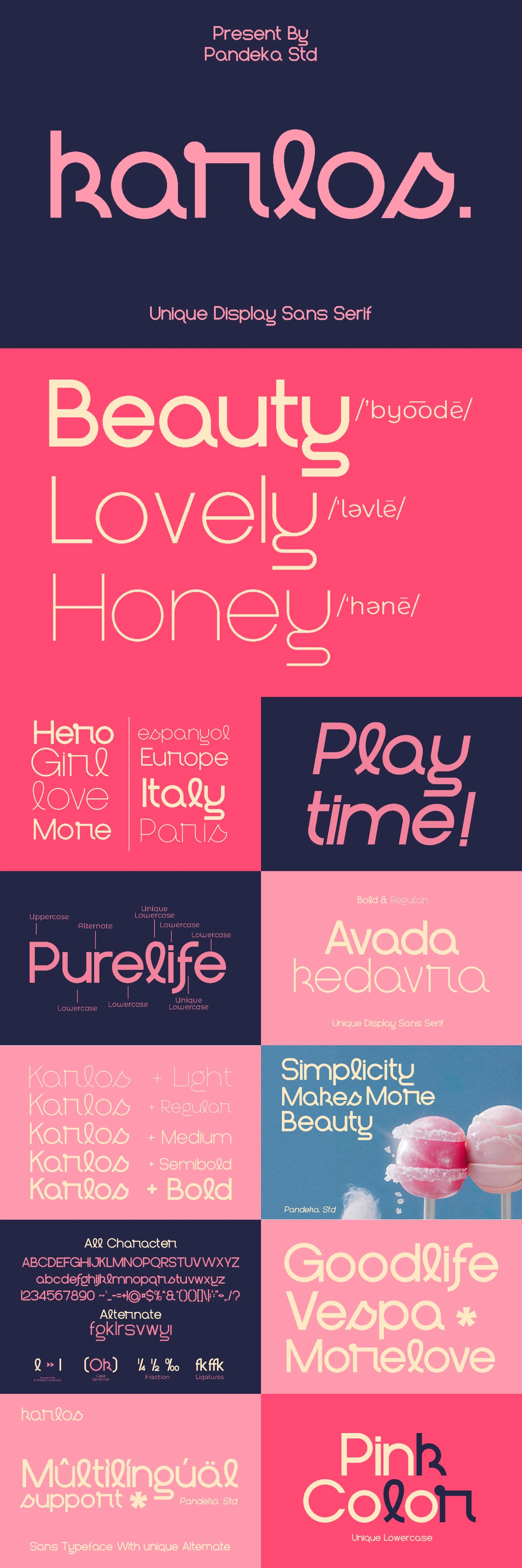 The Unique Sans Serif Font Bundle
