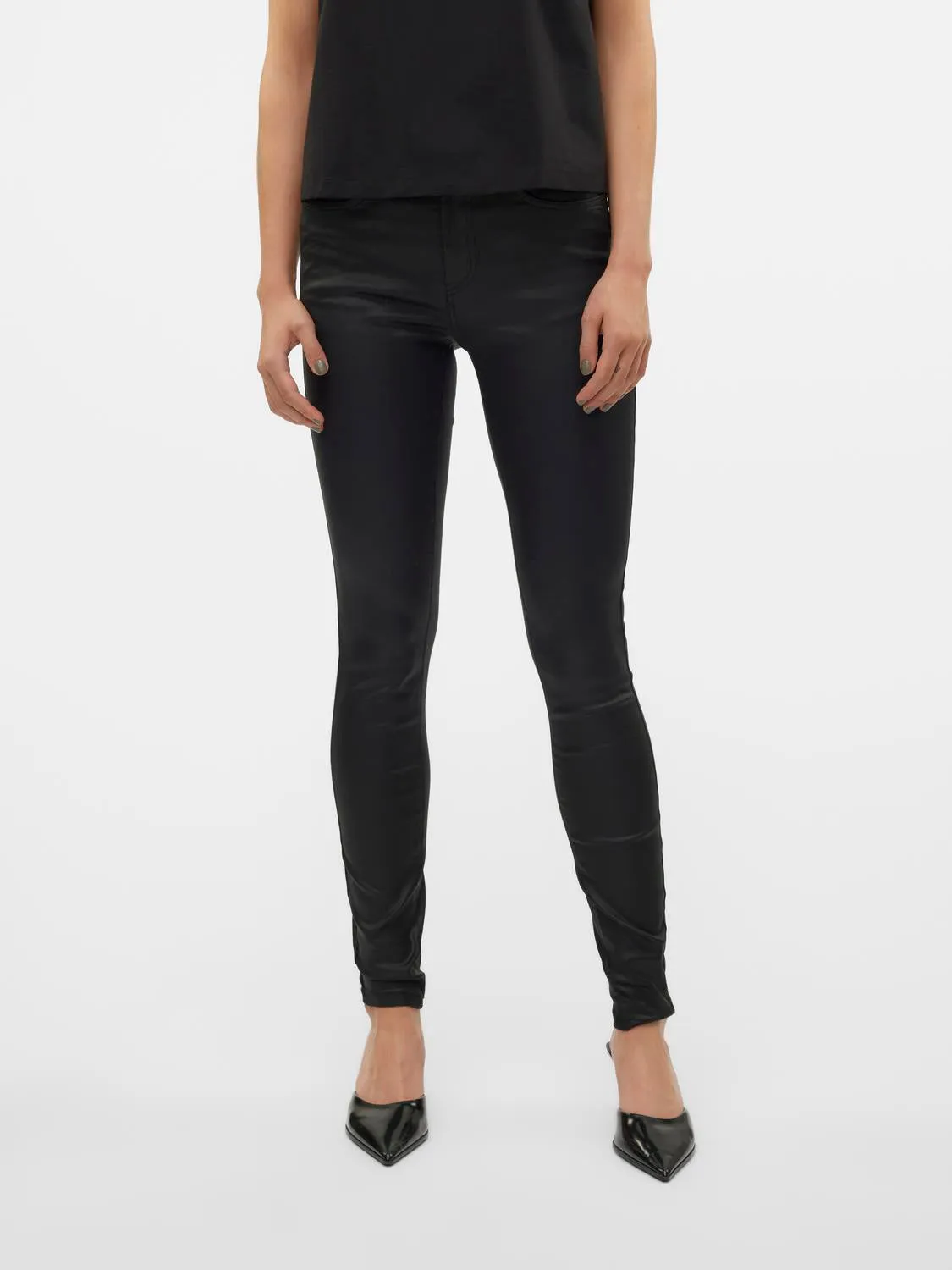VMFLASH MR SKINNY COATED PANTS NOOS